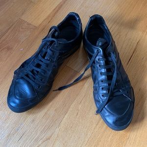 Dior men’s blk fashion sneakers, size 11